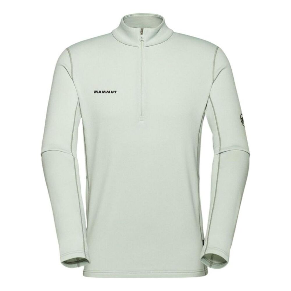 Mammut Mens Aener Quarter Zip Slim Fleece / Silver Sage